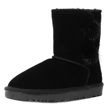 Boys Girls Newest Design Children Winter Snow Sheepskin Fur Boots